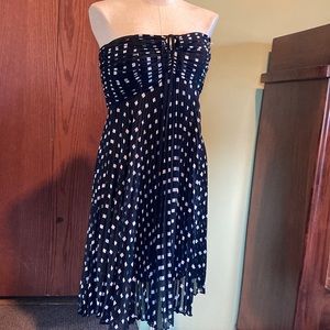 Ann Taylor Strapless Pleated Formal Dress